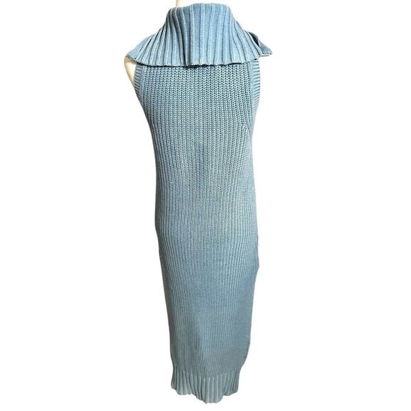 Free People Elodie Maxi Dress In Blue small oversized knit - Picture 6 of 13